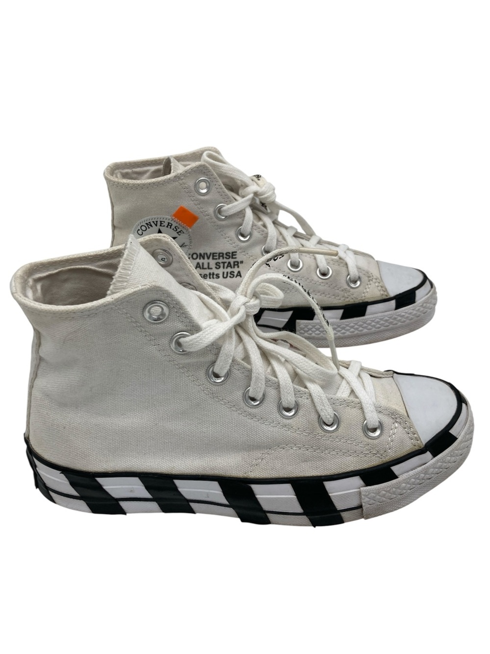 Off-White x Converse Chuck Taylor Collab High Top Canvas Sneakers
